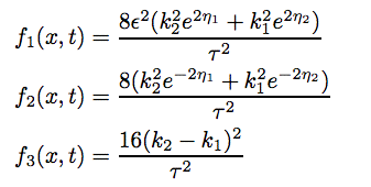 formulas for f_1, f_2 and f_3